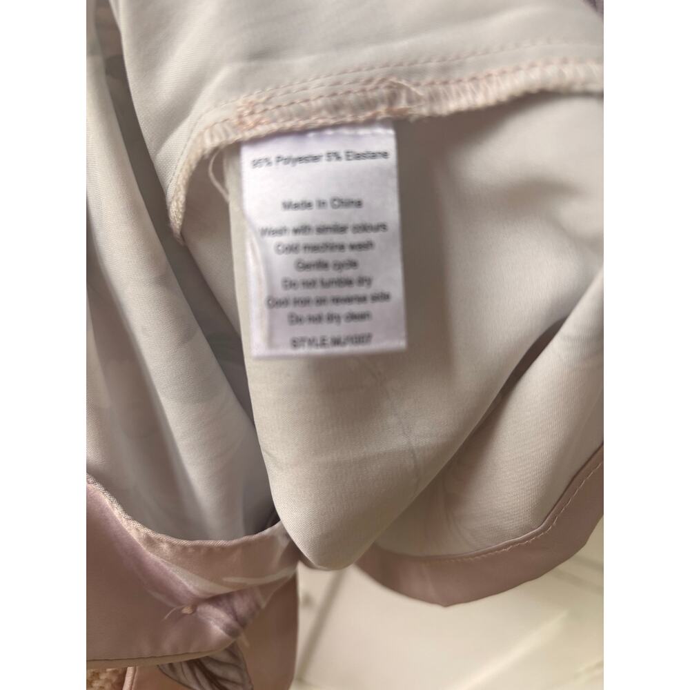 MJ x Le Rose “Sasha Parisian Fleur” Satin Sleep Set Bridal Boutique size Small - Picture 11 of 11